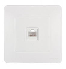Розетка компьютерная Systeme Electric Blanca встраиваемая белая RJ45 (BLNIS045001)