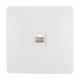 Розетка компьютерная Systeme Electric Blanca встраиваемая белая RJ45 (BLNIS045001)