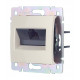 Розетка компьютерная Legrand Valena встраиваемая слоновая кость RJ45 (695624)