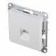 Розетка компьютерная Systeme Electric AtlasDesign встраиваемая белая RJ45 (ATN000183)