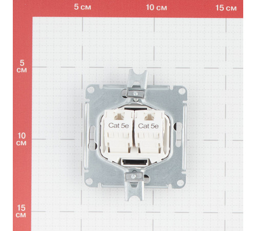 Розетка компьютерная Systeme Electric AtlasDesign встраиваемая карбон 2хRJ45 (ATN001085) Розетка компьютерная Systeme Electric AtlasDesign встраиваемая карбон 2хRJ45 (ATN001085)