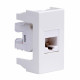 Розетка для кабель-канала компьютерная DKC Viva белая RJ45 2 модуля (45058)