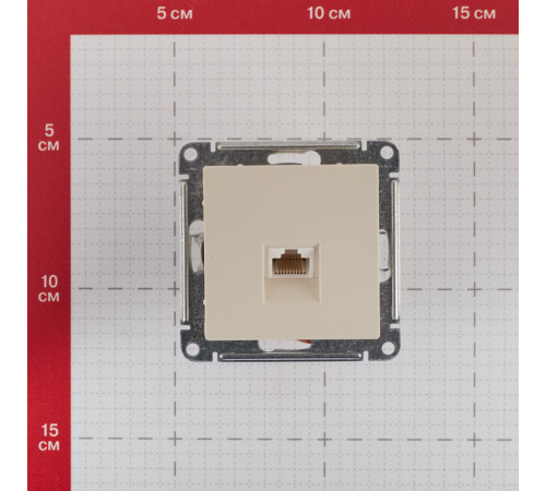 Розетка компьютерная Systeme Electric AtlasDesign встраиваемая бежевая RJ45 (ATN000283) Розетка компьютерная Systeme Electric AtlasDesign встраиваемая бежевая RJ45 (ATN000283)