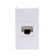 Розетка для кабель-канала компьютерная DKC Viva белая RJ45 2 модуля (45058)