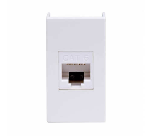 Розетка для кабель-канала компьютерная DKC Viva белая RJ45 2 модуля (45058) Розетка для кабель-канала компьютерная DKC Viva белая RJ45 2 модуля (45058)