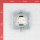 Розетка компьютерная Systeme Electric AtlasDesign встраиваемая карбон RJ45 (ATN001083)