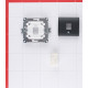 Розетка компьютерная Systeme Electric Glossa встраиваемая антрацит RJ45 (GSL000781К)