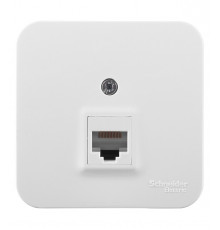 Розетка компьютерная Systeme Electric Blanca накладная белая RJ45 (BLNIA045001)