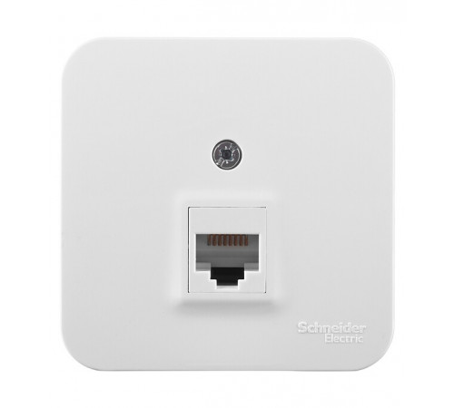 Розетка компьютерная Systeme Electric Blanca накладная белая RJ45 (BLNIA045001)