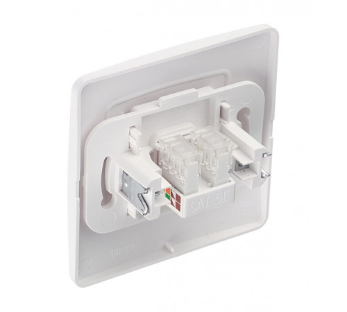 Розетка компьютерная Systeme Electric Blanca встраиваемая белая RJ45 (BLNIS045001)