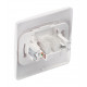 Розетка компьютерная Systeme Electric Blanca встраиваемая белая RJ45 (BLNIS045001)