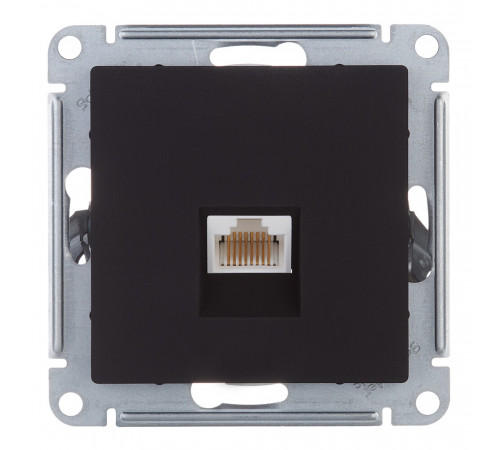 Розетка компьютерная Systeme Electric AtlasDesign встраиваемая карбон RJ45 (ATN001083) Розетка компьютерная Systeme Electric AtlasDesign встраиваемая карбон RJ45 (ATN001083)