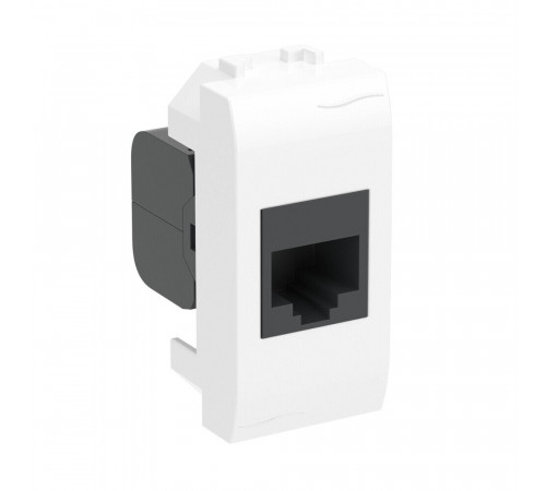 Розетка для кабель-канала компьютерная DKC Brava белая RJ45 2 модуля (76654B) Розетка для кабель-канала компьютерная DKC Brava белая RJ45 2 модуля (76654B)