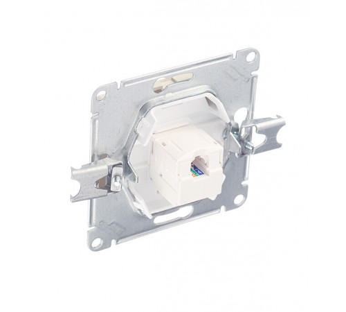Розетка компьютерная Systeme Electric Glossa встраиваемая бежевая RJ45 (GSL000281K) Розетка компьютерная Systeme Electric Glossa встраиваемая бежевая RJ45 (GSL000281K)