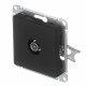 Розетка телевизионная Systeme Electric AtlasDesign встраиваемая карбон (ATN001093)