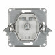 Розетка телевизионная Systeme Electric Glossa встраиваемая белая (GSL000193)