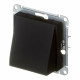 Вывод кабеля Systeme Electric AtlasDesign встраиваемый карбон (ATN001099)