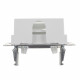 Вывод кабеля Systeme Electric AtlasDesign встраиваемый белый (ATN000199)