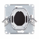 Вывод кабеля Systeme Electric AtlasDesign встраиваемый карбон (ATN001099)