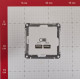 Розетка USB Systeme Electric AtlasDesign встраиваемая белая 2хUSB-А (ATN000133)