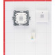 Розетка телефонная Systeme Electric Glossa встраиваемая белая RJ11 (GSL000181T)