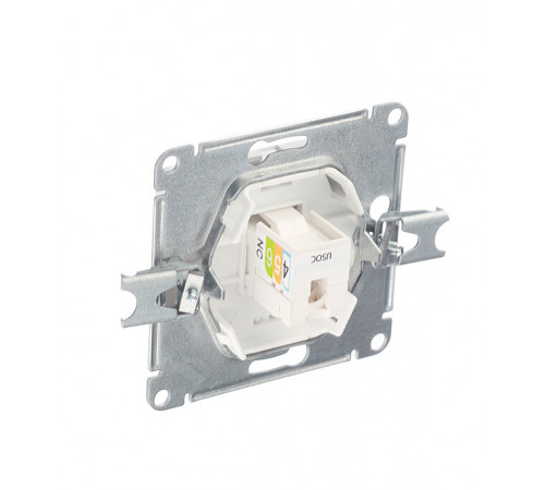 Розетка телефонная Systeme Electric Glossa встраиваемая белая RJ11 (GSL000181T) Розетка телефонная Systeme Electric Glossa встраиваемая белая RJ11 (GSL000181T)
