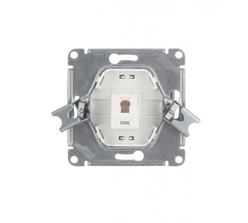 Розетка телефонная Systeme Electric Glossa встраиваемая белая RJ11 (GSL000181T) Розетка телефонная Systeme Electric Glossa встраиваемая белая RJ11 (GSL000181T)
