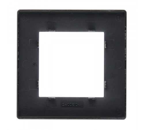 Рамка Simon 24 Harmonie одноместная графит (2400610-038) Рамка Simon 24 Harmonie одноместная графит (2400610-038)