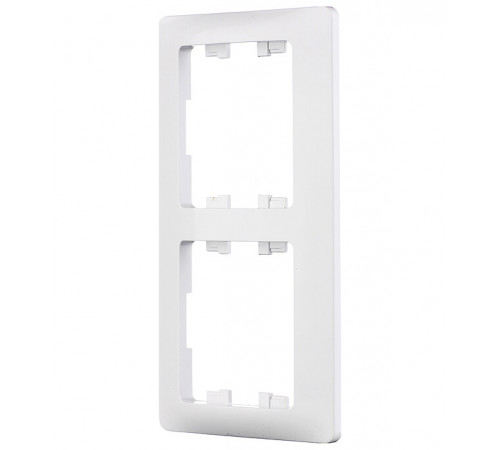 Рамка Systeme Electric Glossa двухместная белая (GSL000102) Рамка Systeme Electric Glossa двухместная белая (GSL000102)