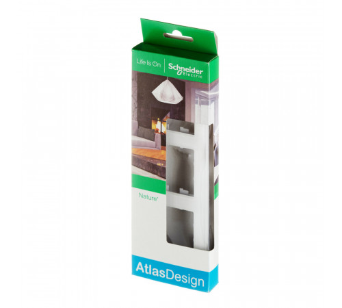 Рамка Systeme Electric AtlasDesign Nature трехместная белая (ATN320103) Рамка Systeme Electric AtlasDesign Nature трехместная белая (ATN320103)