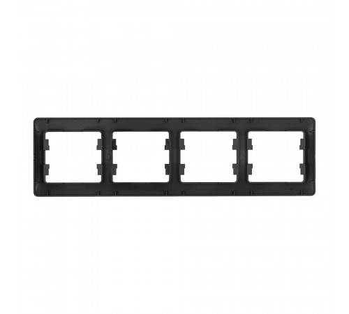 Рамка Systeme Electric Glossa четырехместная антрацит (GSL000704) Рамка Systeme Electric Glossa четырехместная антрацит (GSL000704)