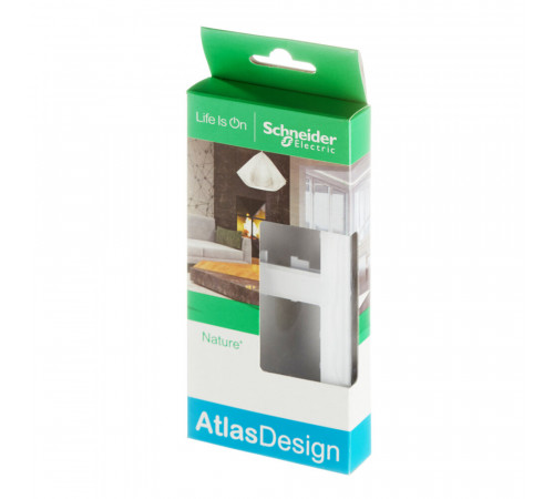 Рамка Systeme Electric AtlasDesign Nature двухместная белая (ATN320102) Рамка Systeme Electric AtlasDesign Nature двухместная белая (ATN320102)