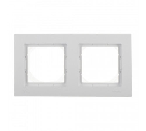 Рамка Systeme Electric AtlasDesign Aqua двухместная белая (ATN440102) Рамка Systeme Electric AtlasDesign Aqua двухместная белая (ATN440102)