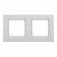Рамка Systeme Electric AtlasDesign Aqua двухместная белая (ATN440102)