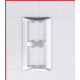 Рамка Systeme Electric Glossa двухместная алюминий (GSL000302)
