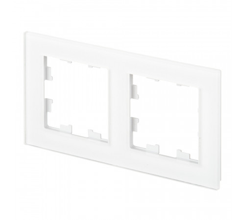 Рамка Systeme Electric AtlasDesign Nature двухместная белая (ATN320102) Рамка Systeme Electric AtlasDesign Nature двухместная белая (ATN320102)