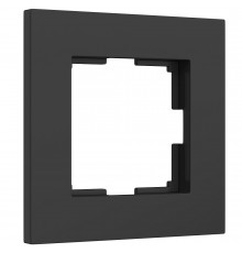Рамка Werkel Slab одноместная черная софт (a062799)