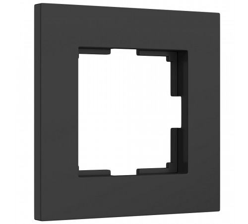 Рамка Werkel Slab одноместная черная софт (a062799)