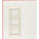 Рамка Legrand Valena Life трехместная слоновая кость (754043)
