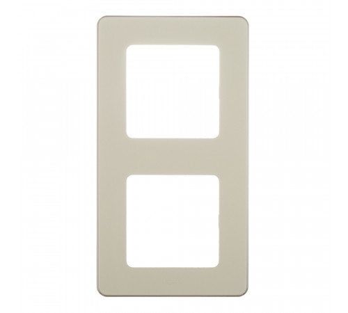 Рамка Legrand Inspiria двухместная слоновая кость (673941) Рамка Legrand Inspiria двухместная слоновая кость (673941)