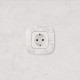 Рамка Legrand Valena Allure oдноместная нарцисс хром (754341)