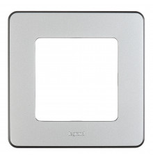 Рамка Legrand Inspiria одноместная алюминий (673932)
