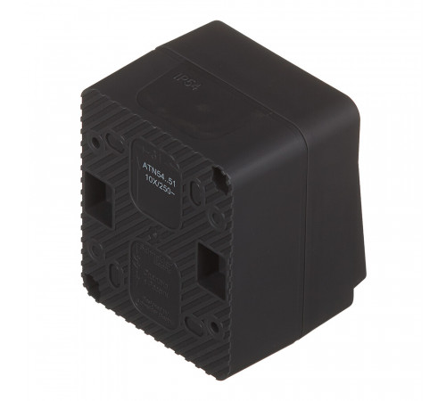Выключатель Systeme Electric AtlasDesign Profi54 двухклавишный накладной антрацит (ATN544051) Выключатель Systeme Electric AtlasDesign Profi54 двухклавишный накладной антрацит (ATN544051)