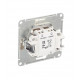 Выключатель Systeme Electric Glossa двухклавишный встраиваемый бежевый (GSL000251)
