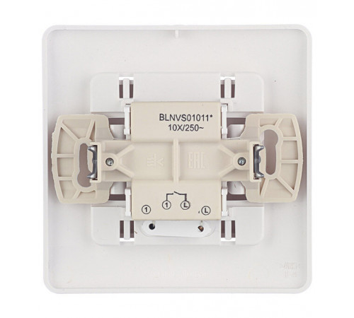 Выключатель Systeme Electric Blanca одноклавишный встраиваемый белый с подсветкой (BLNVS010111) Выключатель Systeme Electric Blanca одноклавишный встраиваемый белый с подсветкой (BLNVS010111)