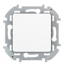 Выключатель Legrand Inspiria одноклавишный встраиваемый белый (673600)