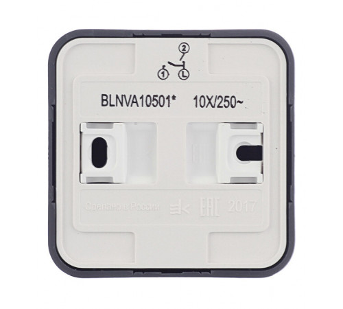 Выключатель Systeme Electric Blanca двухклавишный накладной антрацит (BLNVA105016) Выключатель Systeme Electric Blanca двухклавишный накладной антрацит (BLNVA105016)