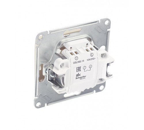 Выключатель Systeme Electric Glossa одноклавишный встраиваемый бежевый с подсветкой (GSL000213) Выключатель Systeme Electric Glossa одноклавишный встраиваемый бежевый с подсветкой (GSL000213)