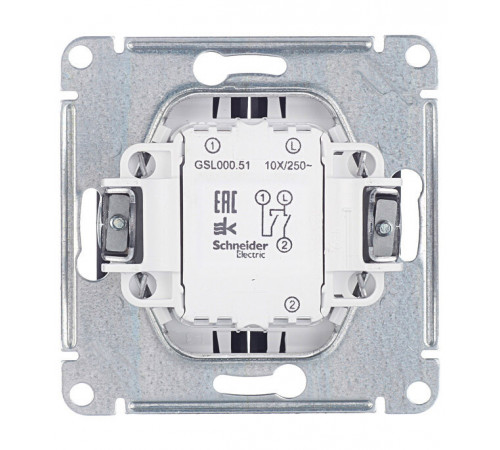 Выключатель Systeme Electric Glossa двухклавишный встраиваемый антрацит (GSL000751) Выключатель Systeme Electric Glossa двухклавишный встраиваемый антрацит (GSL000751)