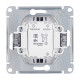 Выключатель Systeme Electric Glossa двухклавишный встраиваемый антрацит (GSL000751)